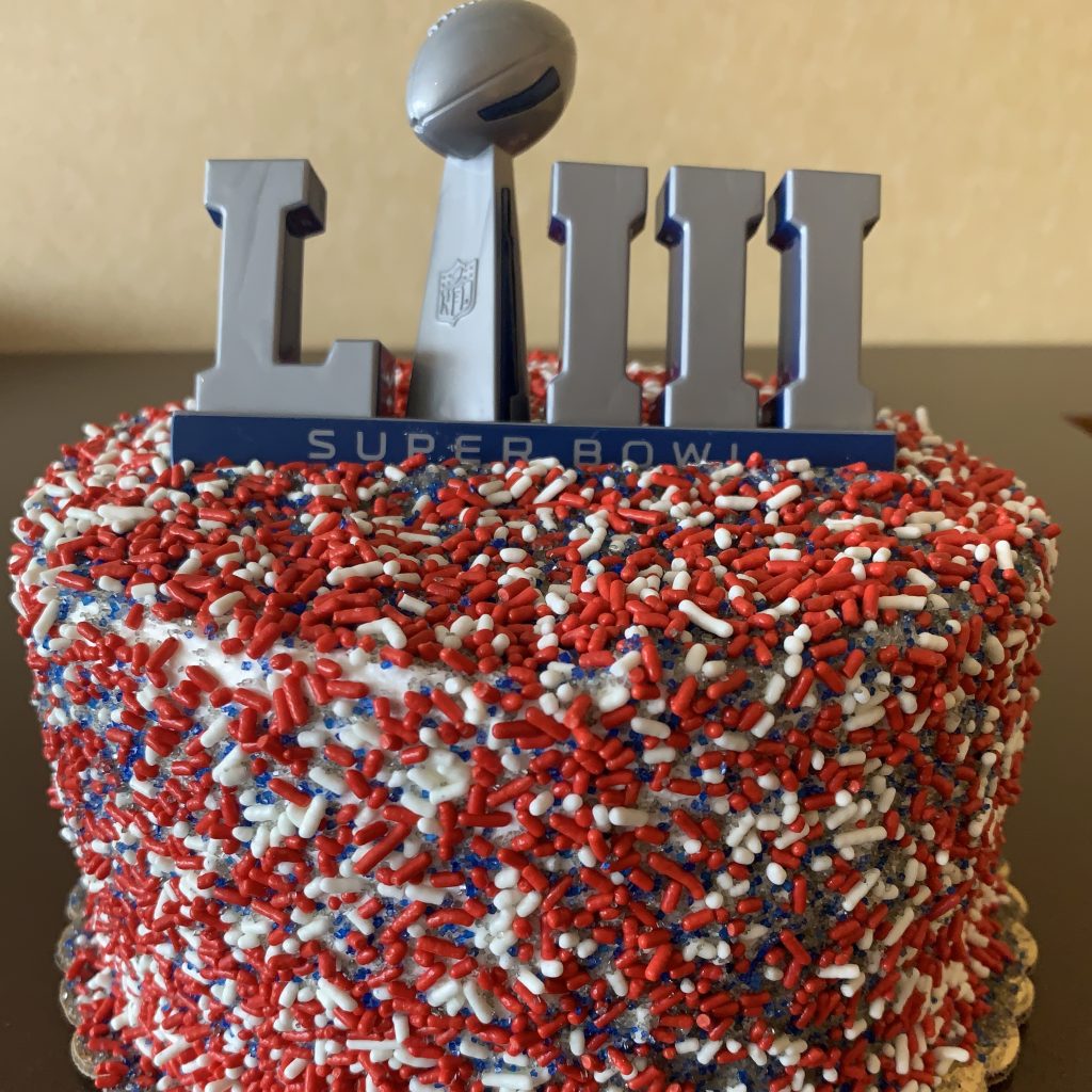 Game Day Sprinkle Cake 2019