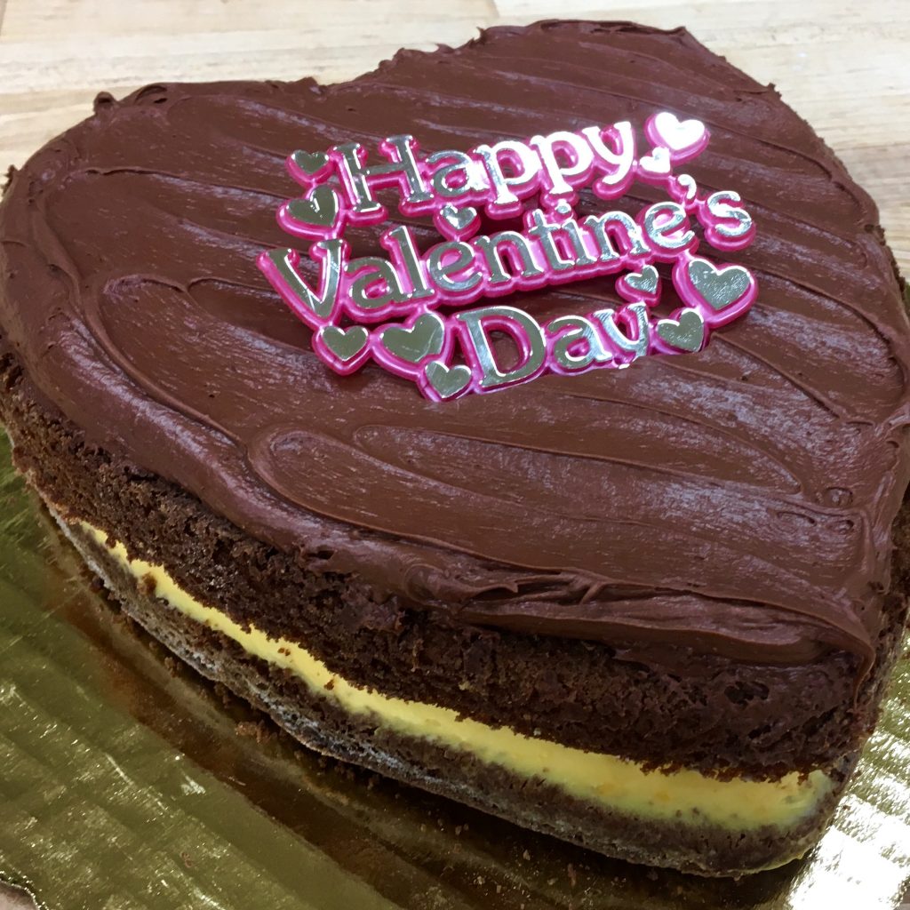 Boston Cream Pie Heart - Valentines Day