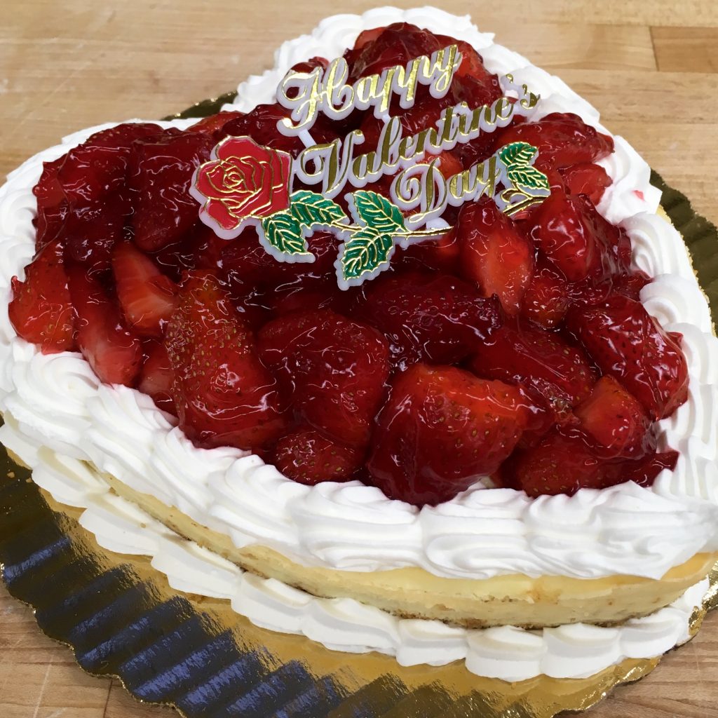 9" Strawberry Cheesecake Heart 2