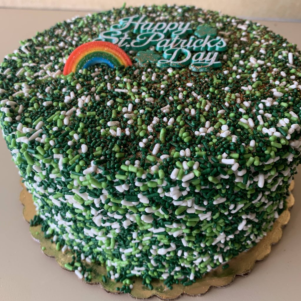 Sprinkle Cake - St. Patricks Day