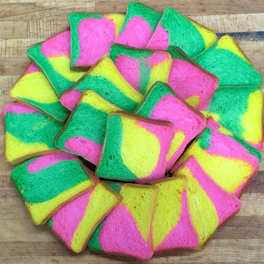 Rainbow Bread - Easter