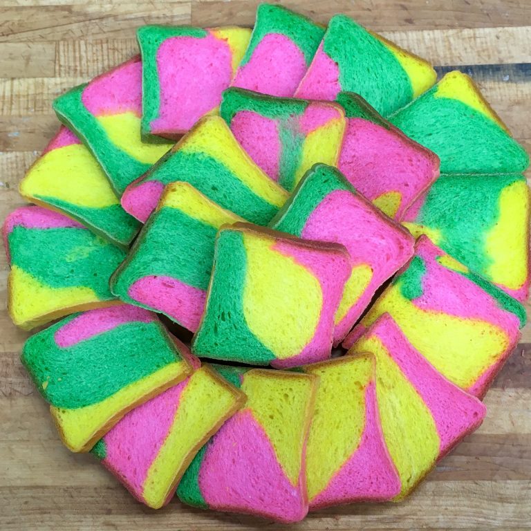 Rainbow Bread - Easter