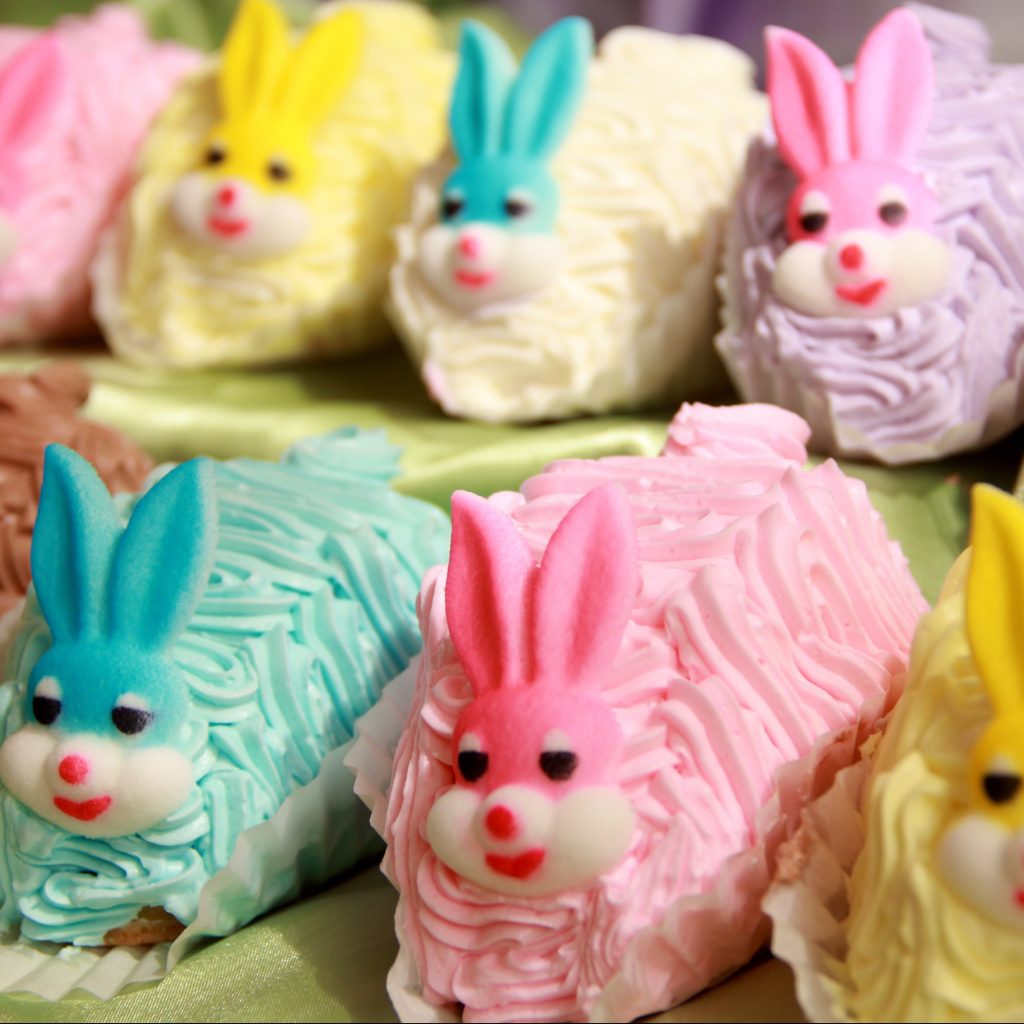 Baby Bunny Cakes - Easter