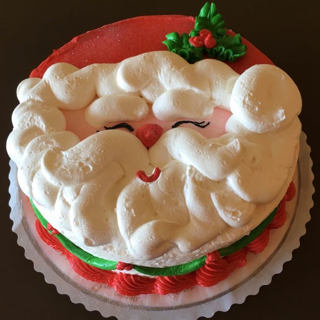 Santa Face Cake