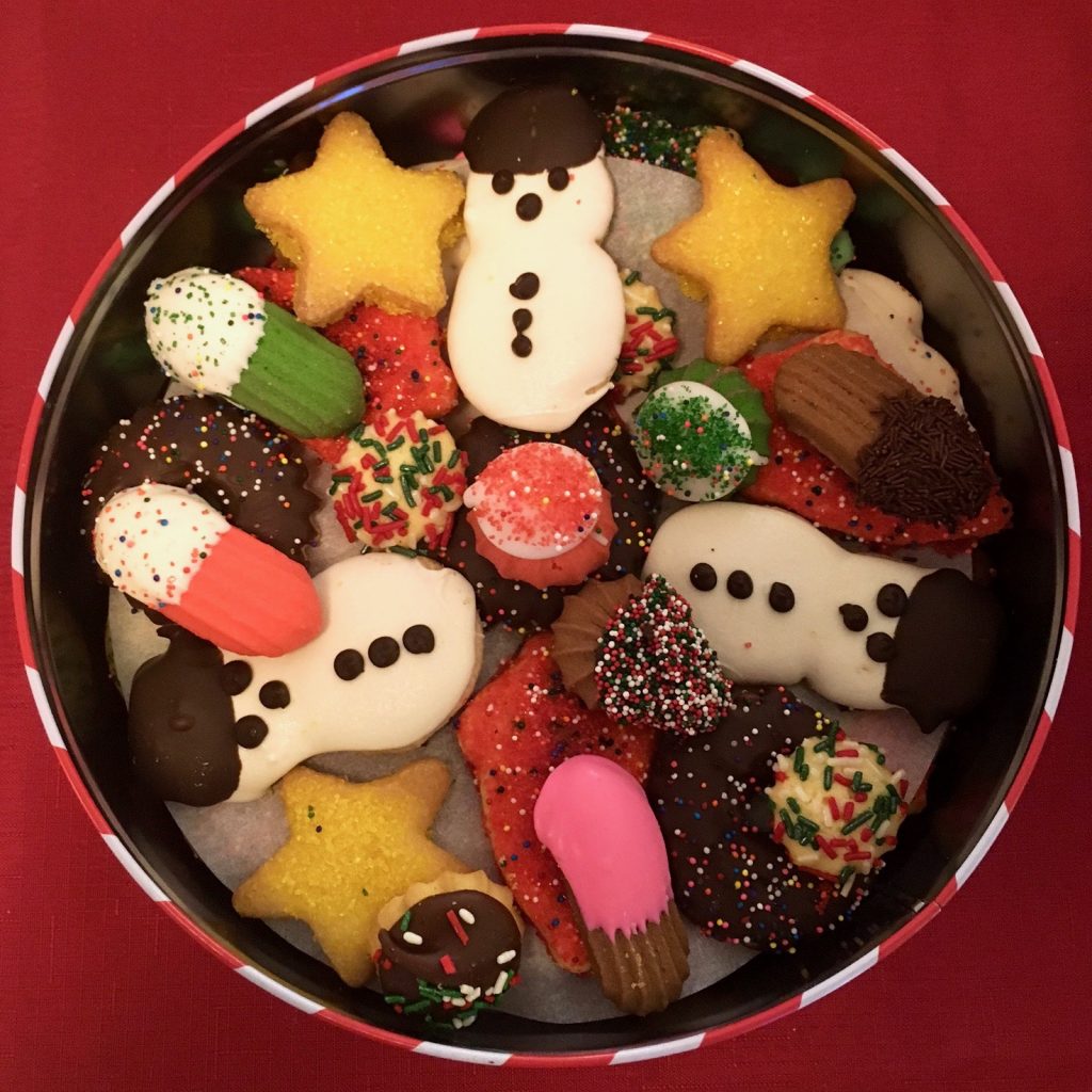 3 1/2# Cookie Tin Christmas