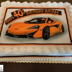 custom birthday decorated cake car