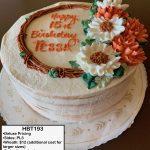 custom birthday decorated cake teen mums flowers daisies fall