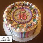 custom birthday decorated cake teen sweet 16