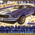 custom birthday decorated cake teen car