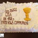 custom religious decorated cake communion