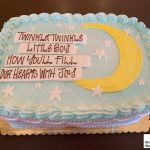 custom baby shower decorated cake twinkle twinkle little star