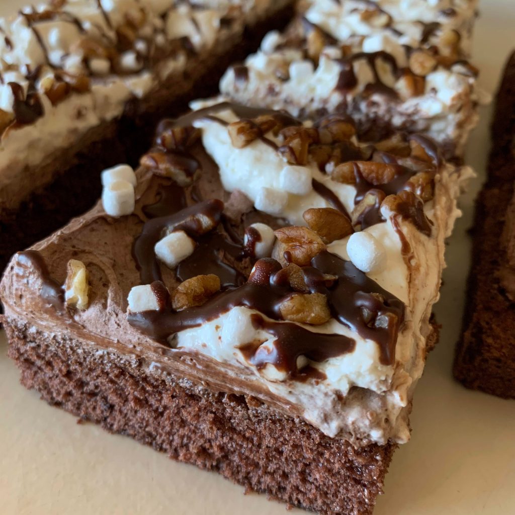 Rocky Road Cake Square