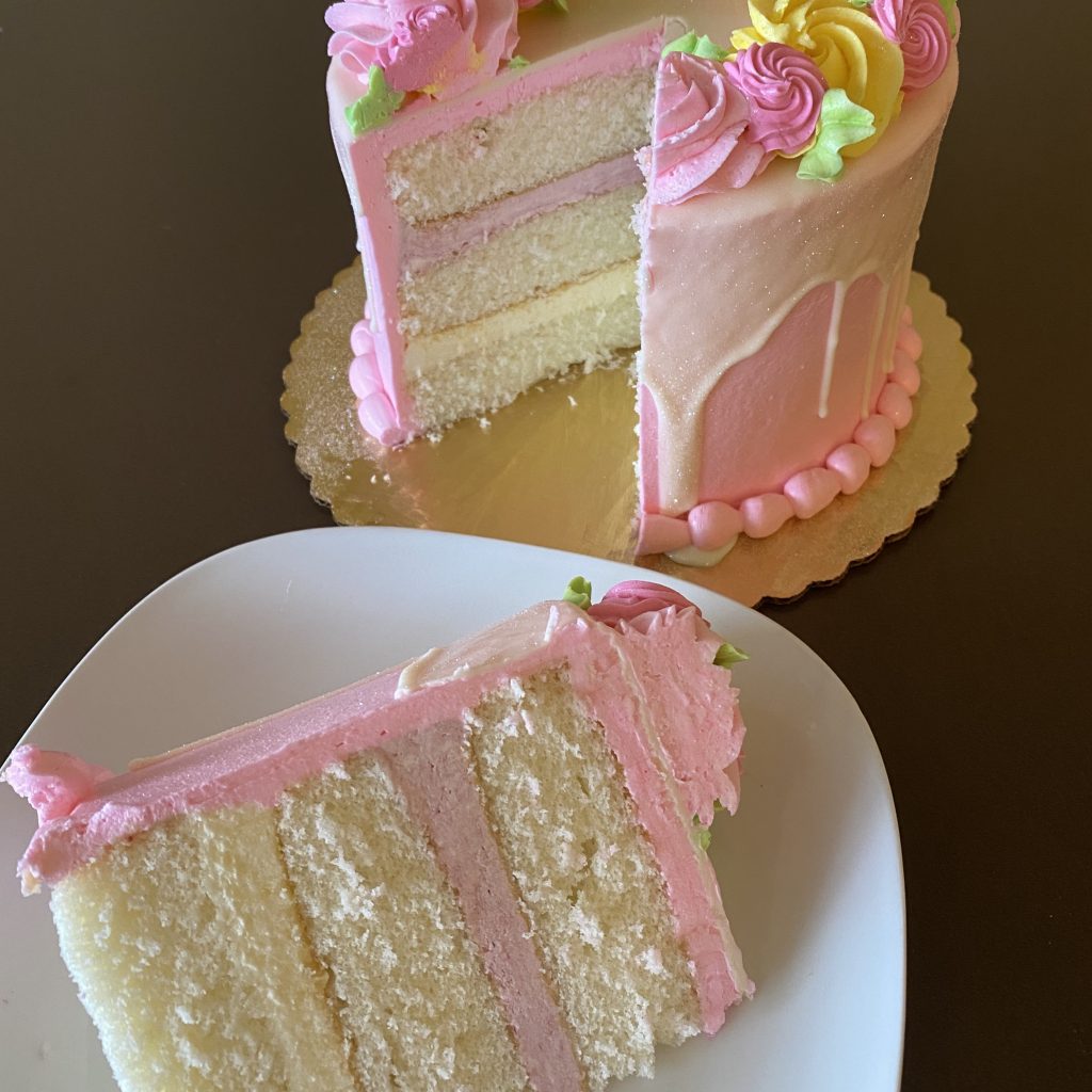 Mother's Day Centerpiece Cake Slice 2020