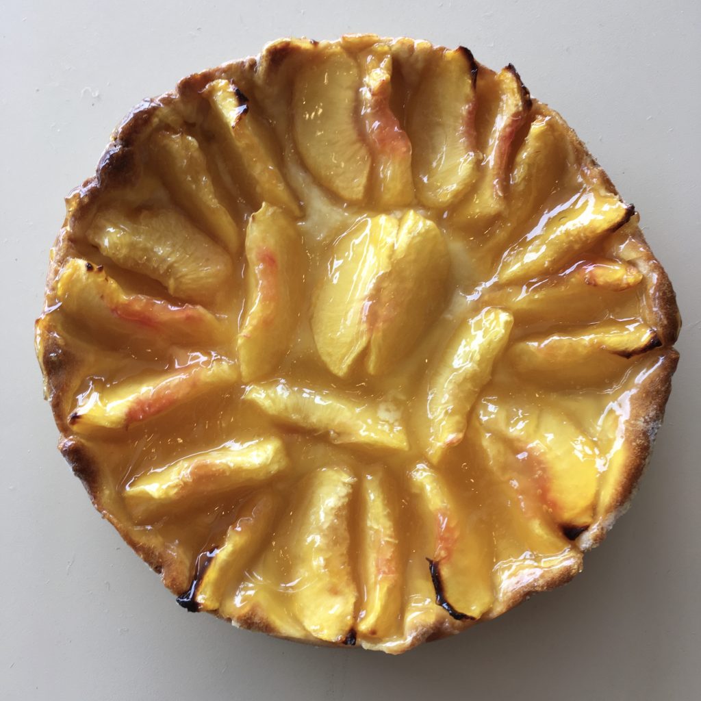 Peach Open Face Coffeecake