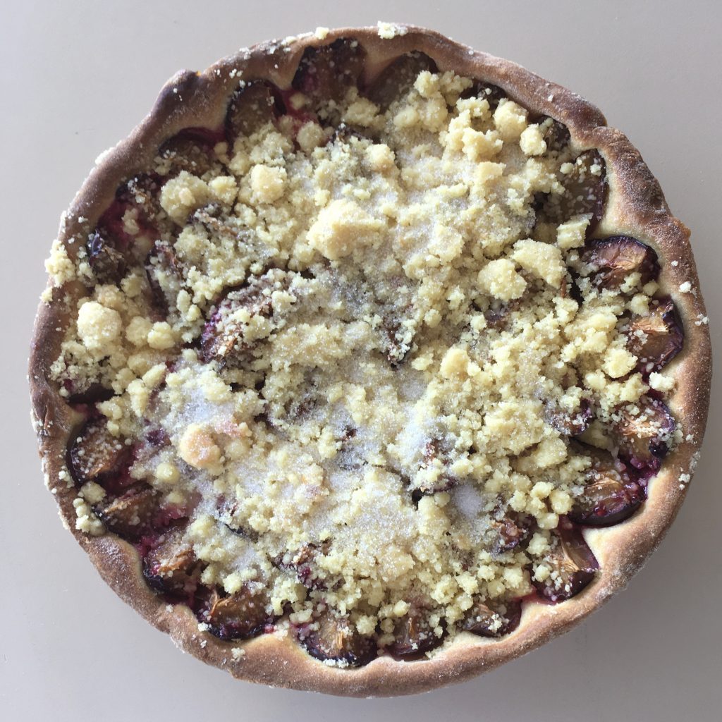 Plum Open Face - Streusel Coffeecake