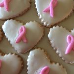 Iced Cookies - Breast Cancer Hearts