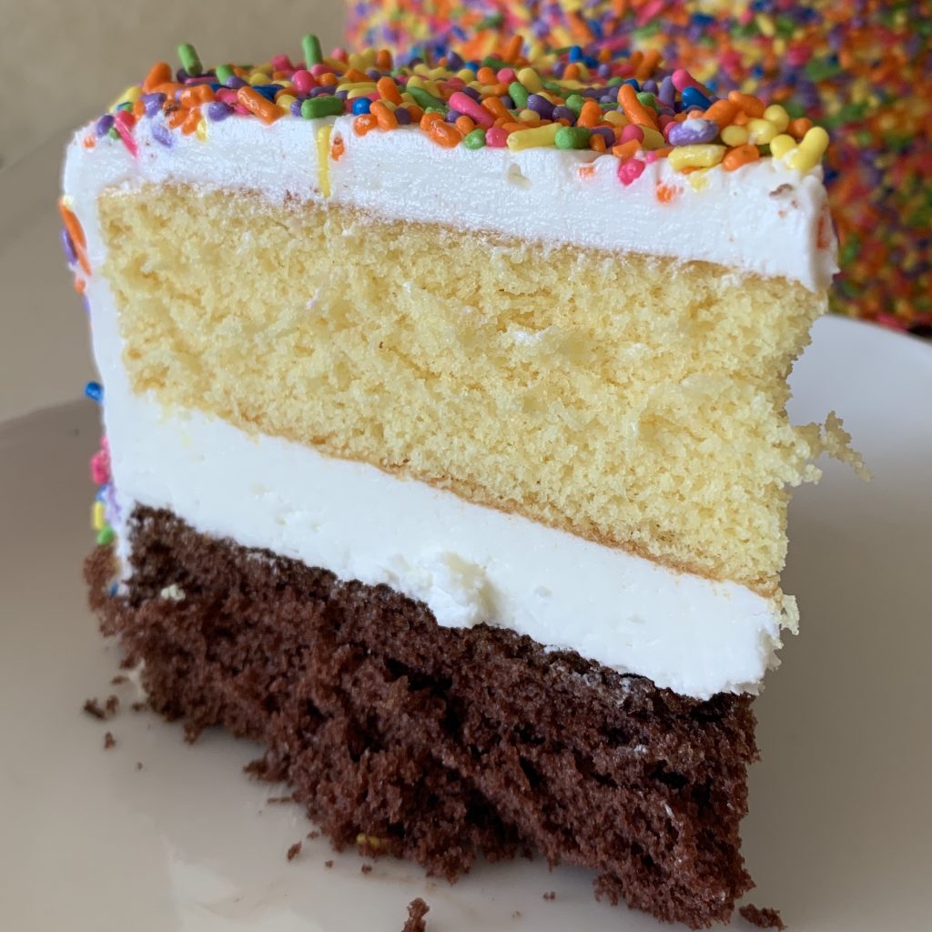 Sprinkle Cake Slice