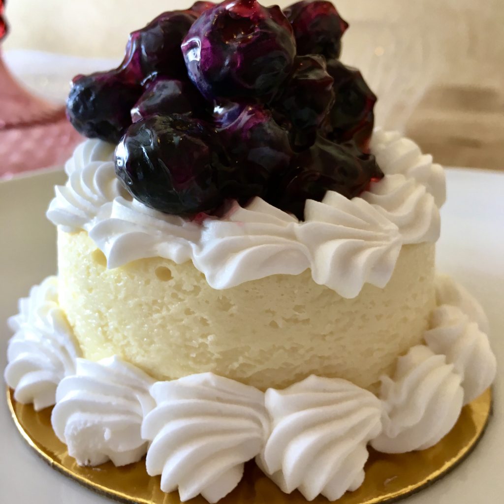 Mini Blueberry Cheesecake
