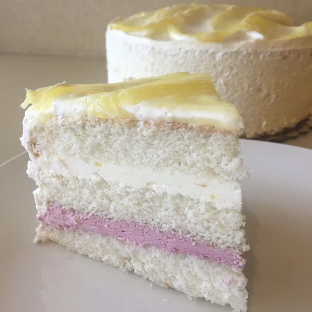 Lemon Raspberry Torte