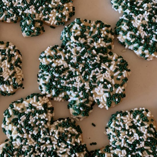 Shamrock Sprinkle Cookie