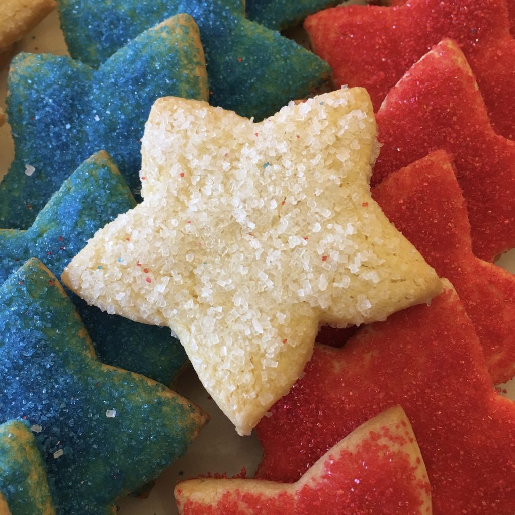 Sugar Star Cookies Patriotic 4th of July