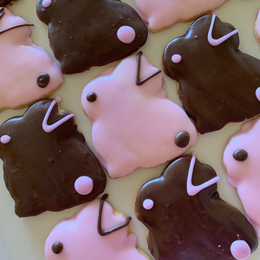 Large Rabbit Cookies